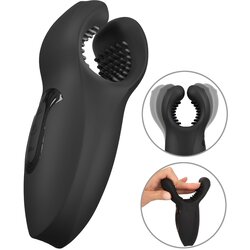 Rebel Man Wand with Vibration and Moving Wings Black Cene