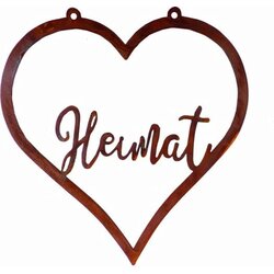Badeko Okrasek "Heimat " v obliki srca za obešanje Cene
