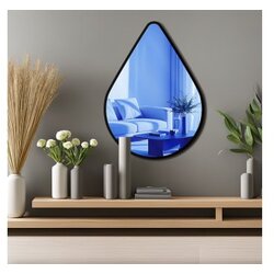 WALLXPERT Ogledalo Ozgl516, 40x55 cm, Plavo Cijene