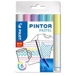 Pilot Marker Pintor Set PASTEL Mix FINE SW-PT-F-S6-PASTEL Cene