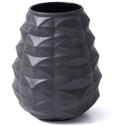 Hanah home vaza LCA0030, 25x25x26 cm, Crna Cene