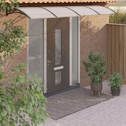 vidaXL Nadstrešnica za vrata crna 350 x 100 cm polikarbonatna Cijene