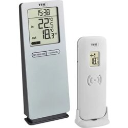 Tfa Dostmann Funk-Thermometer LOGOneo bežični digitalni termometar srebrna Cene