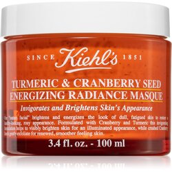Kiehls Turmeric and Cranberry Seed Energizing Radiance Mask posvetlitvena maska za obraz za vse tipe kože, vključno z občutljivo kožo 100 ml Cene