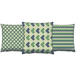Deco set 3 jastuka 43x43cm Šareni Cene