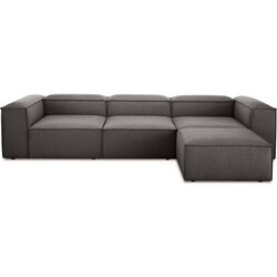 Atelier Del Sofa Frida 4 - Anthracite Anthracite Corner Sofa Cene