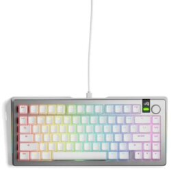 Glorious Gaming GMMK 3 PRO 75% Predpripravljena tipkovnica Igranje USB QWERTY US Angleščina Srebro Cene