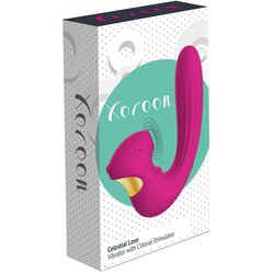 XOCOON Vibrator Celestial Love Stimulator Fuchsia Cene