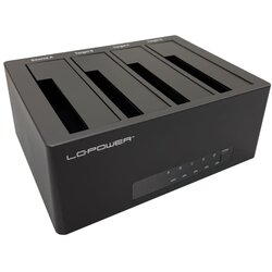 LC-Power lc-dock-u3-4b-v2 usb3.2 1x1 4x hdd/ssd black Hdd docking ( 25523 ) Cene