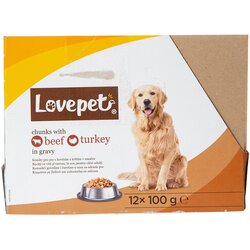 Lovepet Hrana za pse gov/curetina LP12x100g Cene