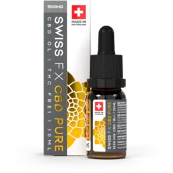Swiss FX CBD olje Pure 15 % - 10 ml Cene
