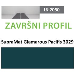 AGT profil Zidni MDF Završni LB-2050-B SupraMat Glam. Pacific (3029) 2800x133x18mm ( 026-114 ) Cene