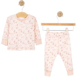 Just Kiddin Baby® dječja pidžama s dugim rukavima blossom pink Cene