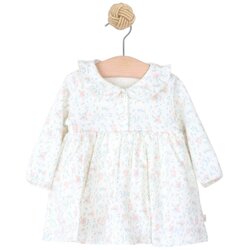 Just kiddin baby otroška obleka z dolgimi rokavi flowers white Cene