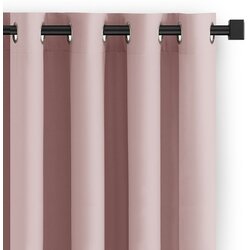 Restilo curtain CARLI color powder pink plain style classic silver eyelets type of material - textiles oxford 140x270 Cijene