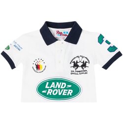 La Martina Polo majice kratki rokavi 2KP027-00001 Bela Cene