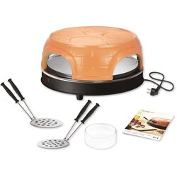 EMERIO Pizzarette pizza maker /oven 1 pizza(s) 1100 W Black, Brown Cene