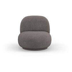 Micadoni Home Siva fotelja od bouclé tkanine Chuck – Cene
