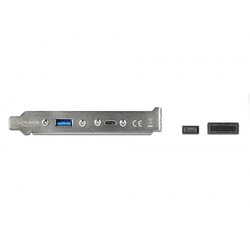 Delock Slot Bracket with 1 x USB Type-C and 1 x USB Type-A Port Cene