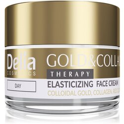 Delia Cosmetics Gold & Collagen Therapy dnevna krema povečuje elastičnost kože 50 ml Cene