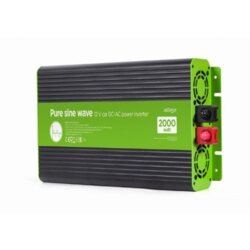 Energenie DC-AC GEMBIRD TAKOČI Vlagatelj 12 V 2000 W čisti sinusoidni val, (20681469) Cene