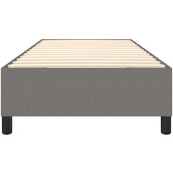 vidaXL Okvir za krevet s oprugama tamnosivi 100 x 200 cm od tkanine Cijene