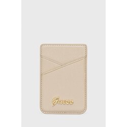 Guess gUWMSSASLGO ovitek za kartice MagSafe za iPhone 14, iPhone 13 - bež Cene