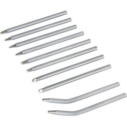 Silverline Soldering Iron Tips - 10 Pieces Cene