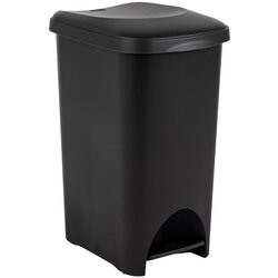 Addis Črn plastični koš s pedalom 40 l - Addis Cene