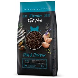 Fitmin Cat For Life Adult Riba i Piletina, hrana za mačke 1,8kg Cene