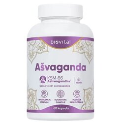 Biovital ašvaganda, 60 kapsula Cene