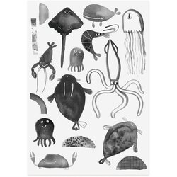 Nuukk Veganski otroški tatuji - Ode to the Sea (810) Cene