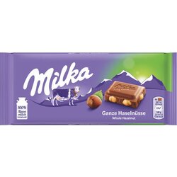 Milka Čokolada s celimi lešniki - 100 g Cene
