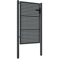 vidaXL vrtna vrata antracit 105 x 175 cm čelična Cijene