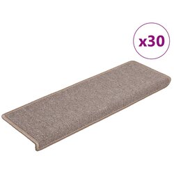 vidaXL preproge za stopnice 30 kosov 65x21x4 cm svetlo rjava Cene