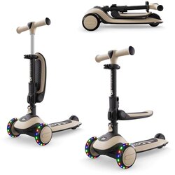 Kinderkraft romobil HALLEY 2, Stone white Cene