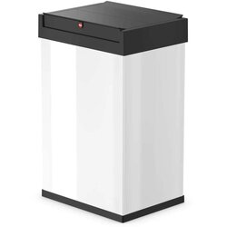 Hailo Koš za smeti z nihajnim pokrovom BIG-BOX SWING, prostornina 35 l, bela posoda Cene