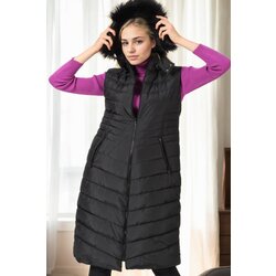 Dewberry Z6752 WOMEN'S VEST-BLACK-1 Cene