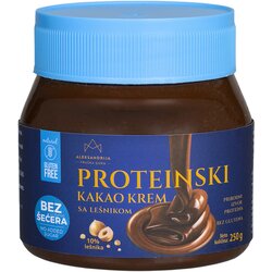 Aleksandrija Fruška Gora Aleksandrija Bezglutenski proteinski kakao krem bez dodatog šećera, 250g Cene