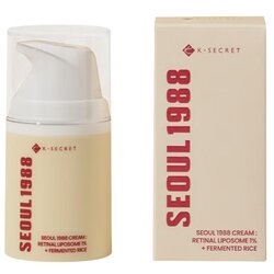 KSECRET Seoul 1988 Retinal Lipsome 1% + Fermented Rice Cream dnevna krema za obraz za vse tipe kože 50 ml unisex Cene