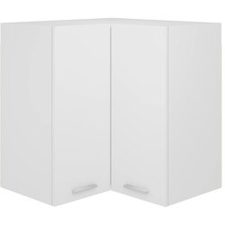 vidaXL viseći kutni ormarić bijeli 57 x 57 x 60 cm od iverice Cijene
