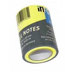 Info roll refil 60 mm x 8 m, brilliant colours Notes žuta 06PZ16G Cene