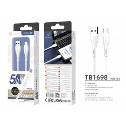 TECHANCY USB A- Type-C kabel 5A 120 cm - bijela Cene