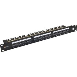 Solarix SX24L-6-UTP-BK-N patch panel 24x U/UTP RJ45, cat 6, Rack 19 in 1U ( SX011 ) Cene