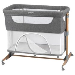 Momi otroška postelja in stajica Smart Bed 4v1, siva