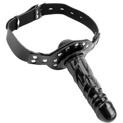 Tonga Fetish Fantasy - dildo s otvorom za usta (crno) Cene