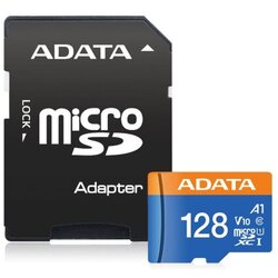 A DATA A-Data micro sdxc128gbuhs-i class10a1-retail w/1 adapter ( 068996 ) Cene