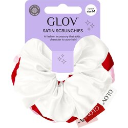 Glov Scrunchies 3 Pack M - White/Pink/Red Cene