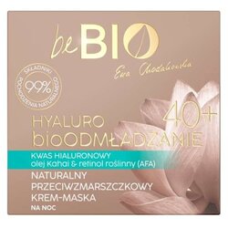 BEBIO COSMETICS NATURAL noćna krem-maska za lice sa hijaluronskom kiselinom 40+ sles bebio natural Cene