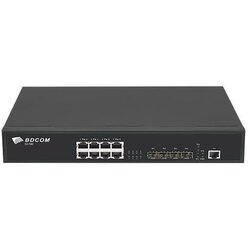 Bdcom S5700-8ET4X switch 8 x 2.5G RJ45, 4 x 10G SFP+ L3 Cene